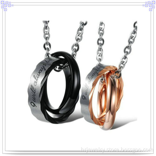 Fashion Pendant Stainless Steel Jewelry Necklace (HR3069)